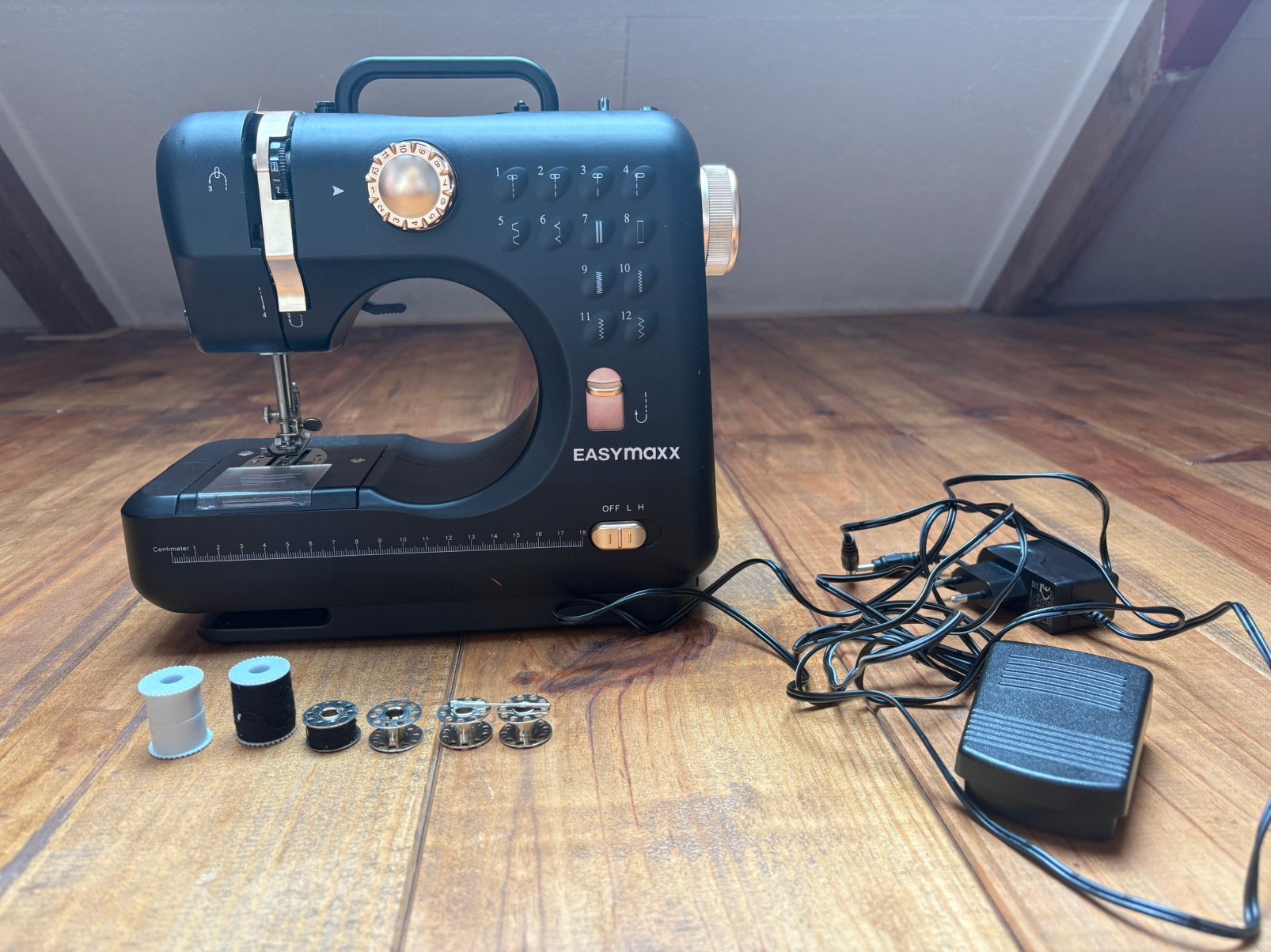 EASYMAXX mini-naaimachine, Ophalen of Verzenden, Naaimachine, Overige merken