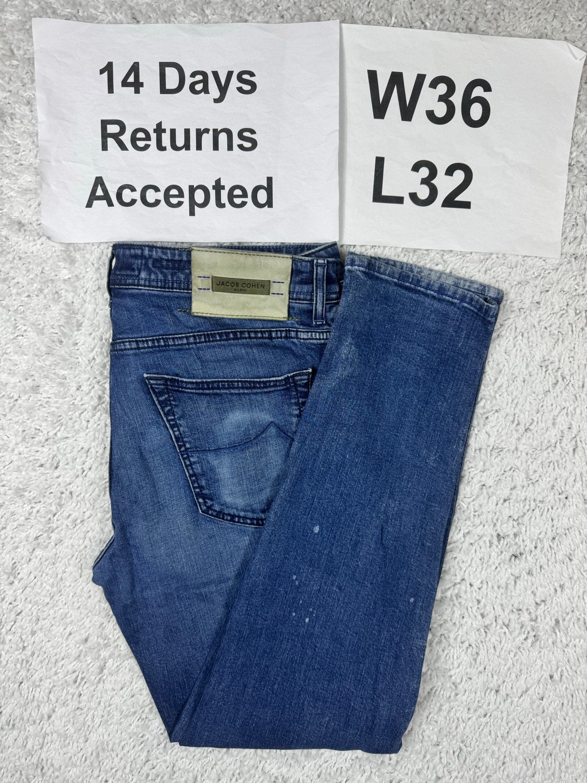 Jacob Cohën Scott Slim Fit Jeans - Blauw - W36 L32 3294, Kleding | Heren, W36 - W38 (confectie 52/54), G, G, Blauw
