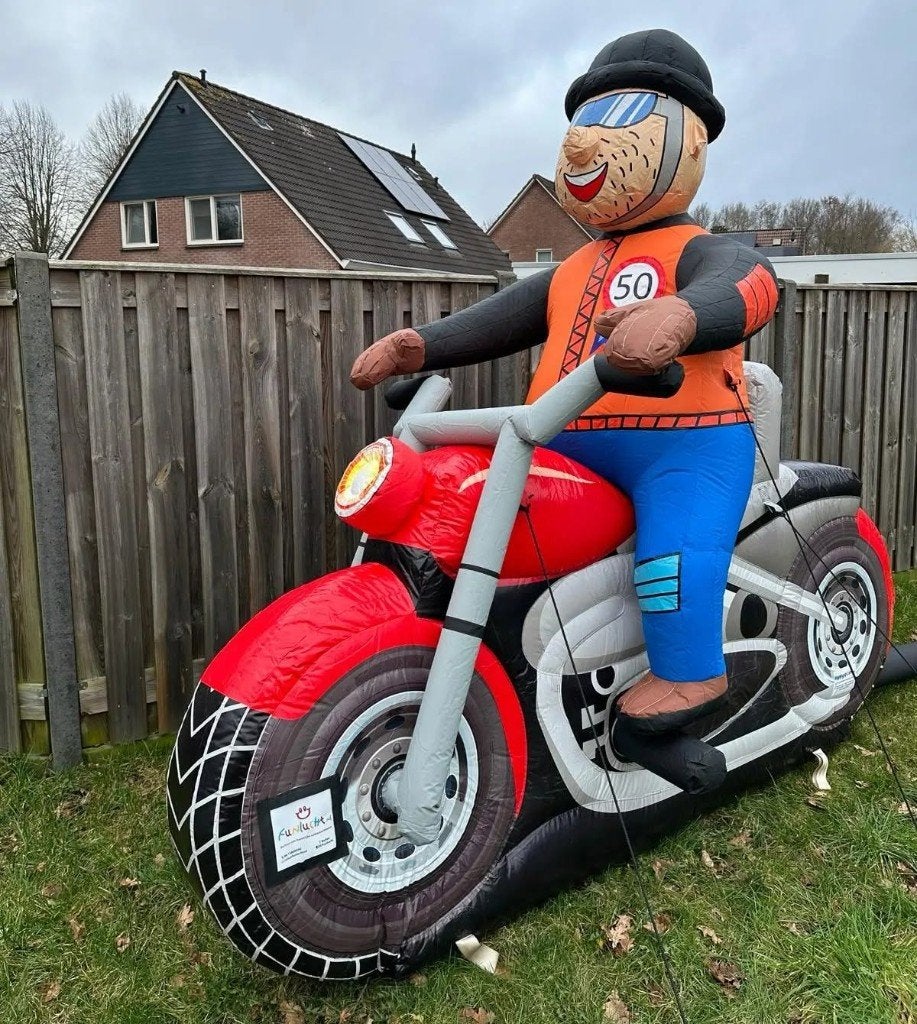 Abraham motor te huur FUNLUCHT Beilen 0613808090, Hobby en Vrije tijd, Feestartikelen | Verhuur, Ophalen, Zo goed als nieuw, Abraham of Sarah