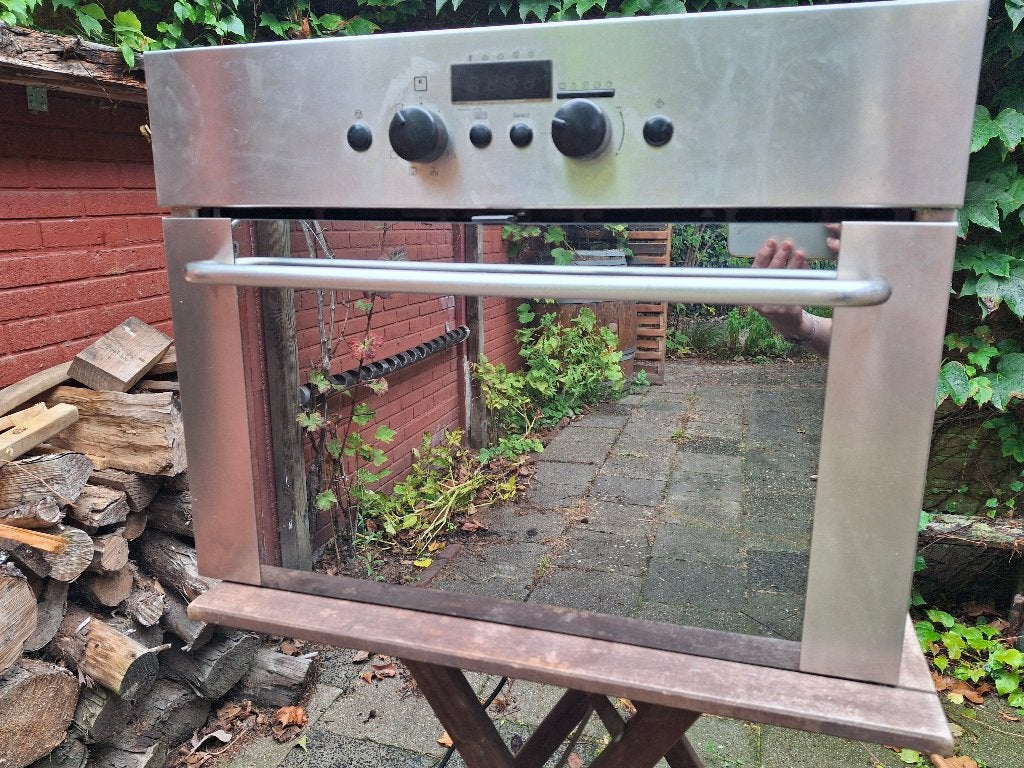 Inbouw combimagnetron Whirlpool (IKEA) MBI 700 S, Witgoed en Apparatuur, Ovens, Ophalen, 45 tot 50 cm, Whirlpool, Gebruikt