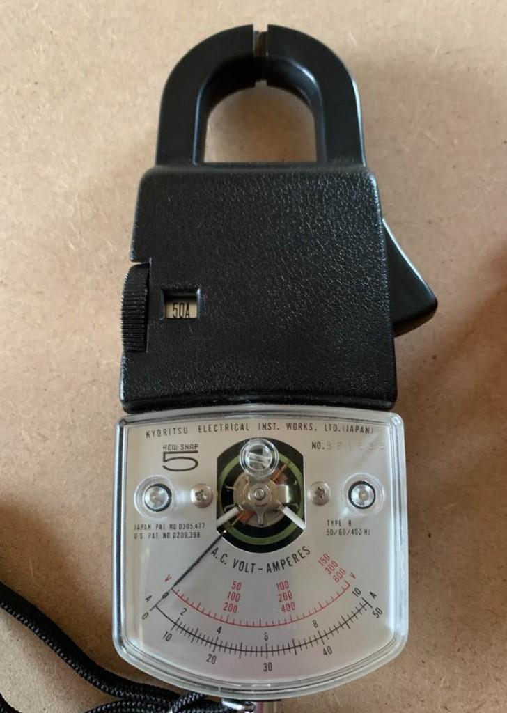 KEW SNAP 5 KYORITSU Volt Ampmeter-AC Volt- Amperes., Doe-het-zelf en Verbouw, Verzenden, Zo goed als nieuw, Elektriciteit