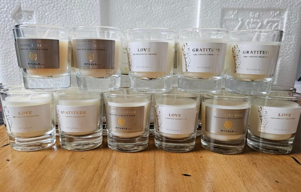 Rituals kaarsjes, Huis en Inrichting, Woonaccessoires | Kandelaars en Kaarsen, Ophalen of Verzenden, Nieuw, Overige materialen