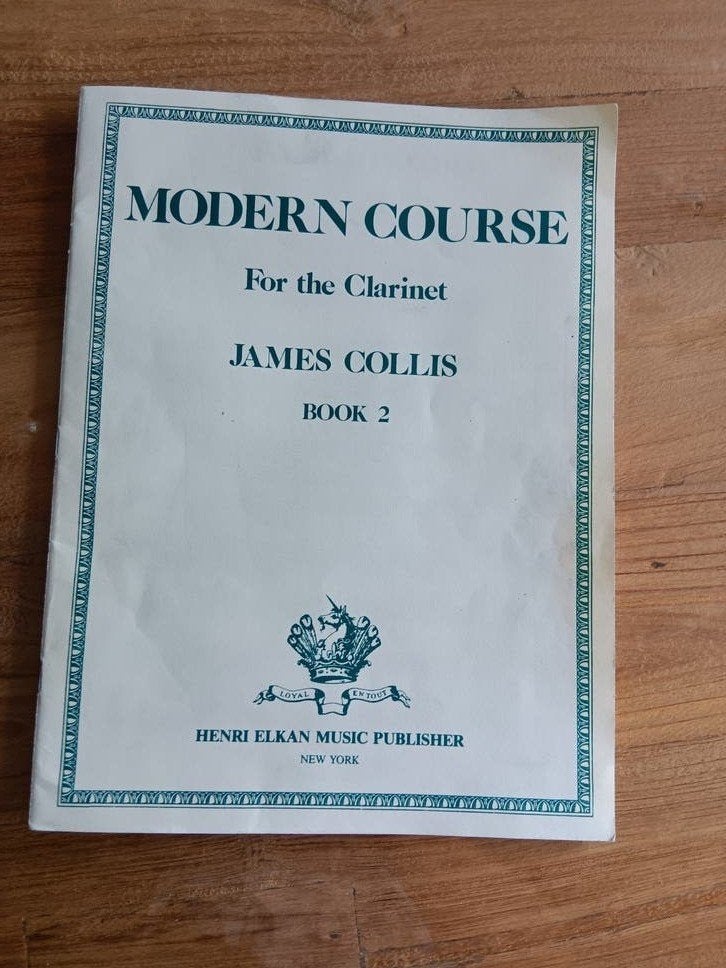 Modern Course for Clarinet Book 2 - James Collis, Ophalen of Verzenden, Gebruikt, Overige materialen, Overige typen