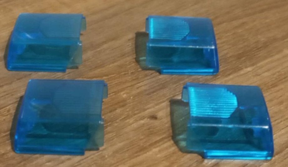 Bruder Zwaailamp-kapjes blauw, rood & oranje (zie foto's), Ophalen of Verzenden, Zo goed als nieuw