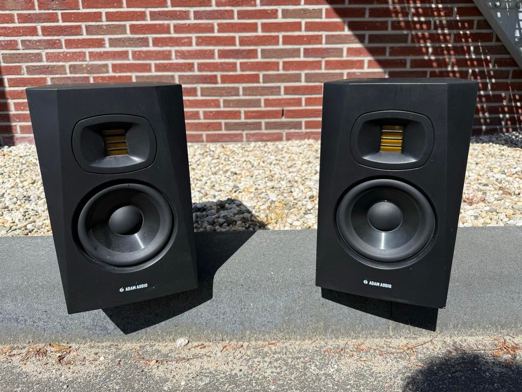 Adam Audio T5V Studio Monitoren (Paar), Overige merken, Ophalen of Verzenden, Zo goed als nieuw, 60 tot 120 watt