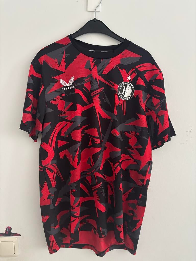 Feyenoord Voetbalshirt - Zwart/Rood Design, Maat L, Ophalen of Verzenden, Nieuw, Shirt