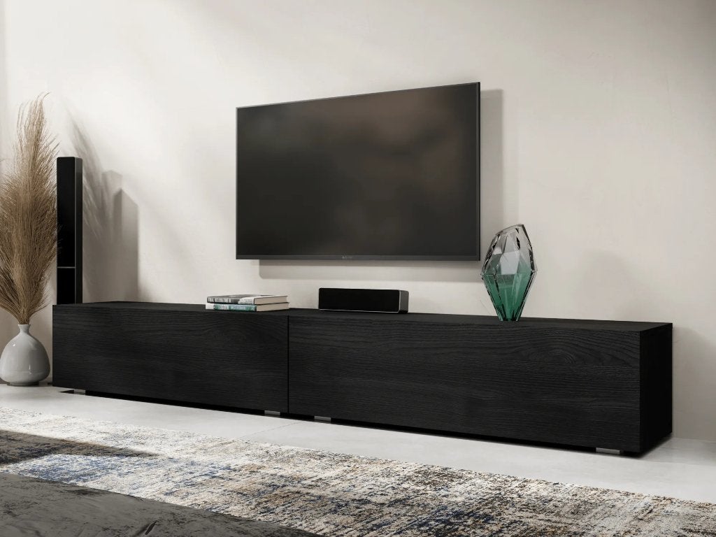 TV meubel zwart - NIEUW, Huis en Inrichting, Kasten | Televisiemeubels, Ophalen, 100 tot 150 cm, Modern, tijdloos, Nieuw