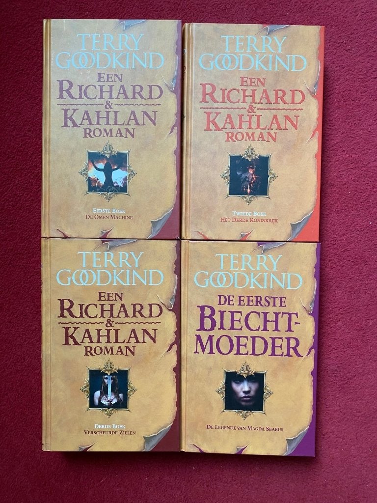 TERRY GOODKIND VERVOLGBOEKEN OP DE SERIE VAN DE WETTEN VAN D, Boeken, Fantasy, Ophalen of Verzenden, Gelezen