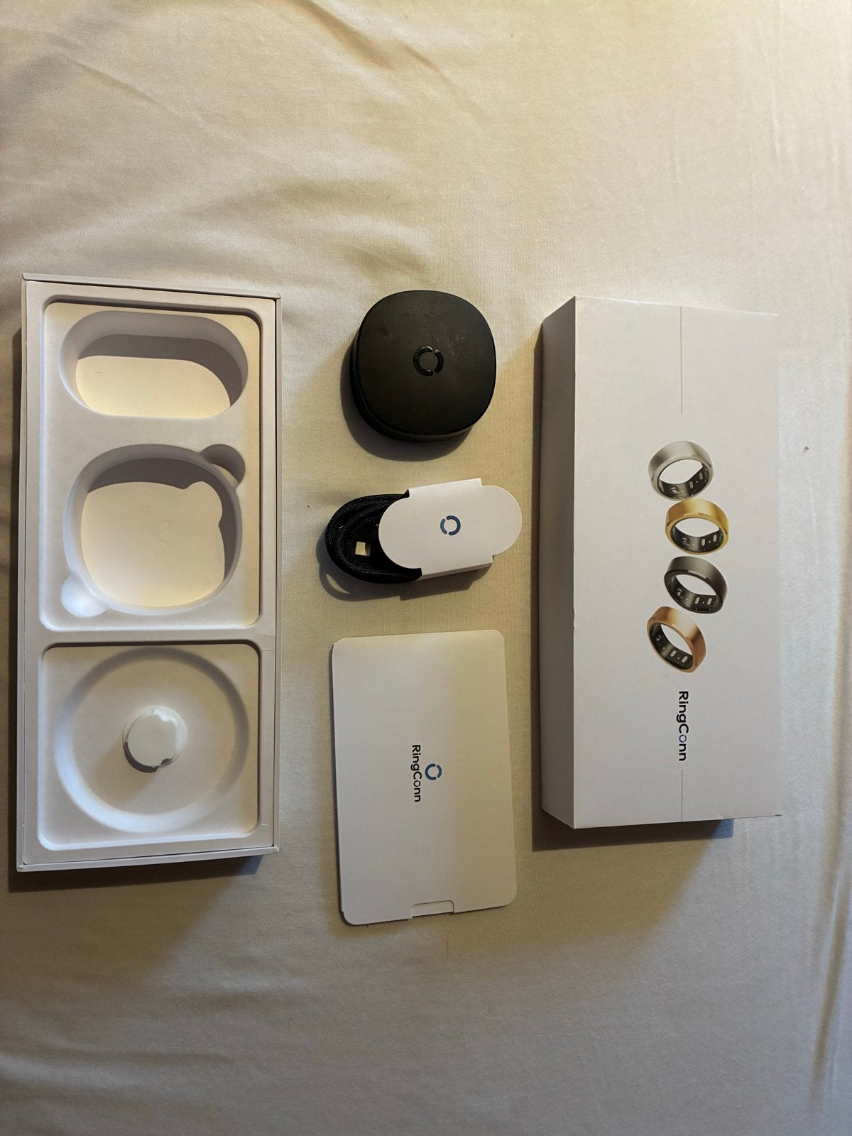 RingConn Smart Ring  gen 2 - Zwart maat 12, Overige materialen, Zwart, Ophalen of Verzenden, Dame of Heer