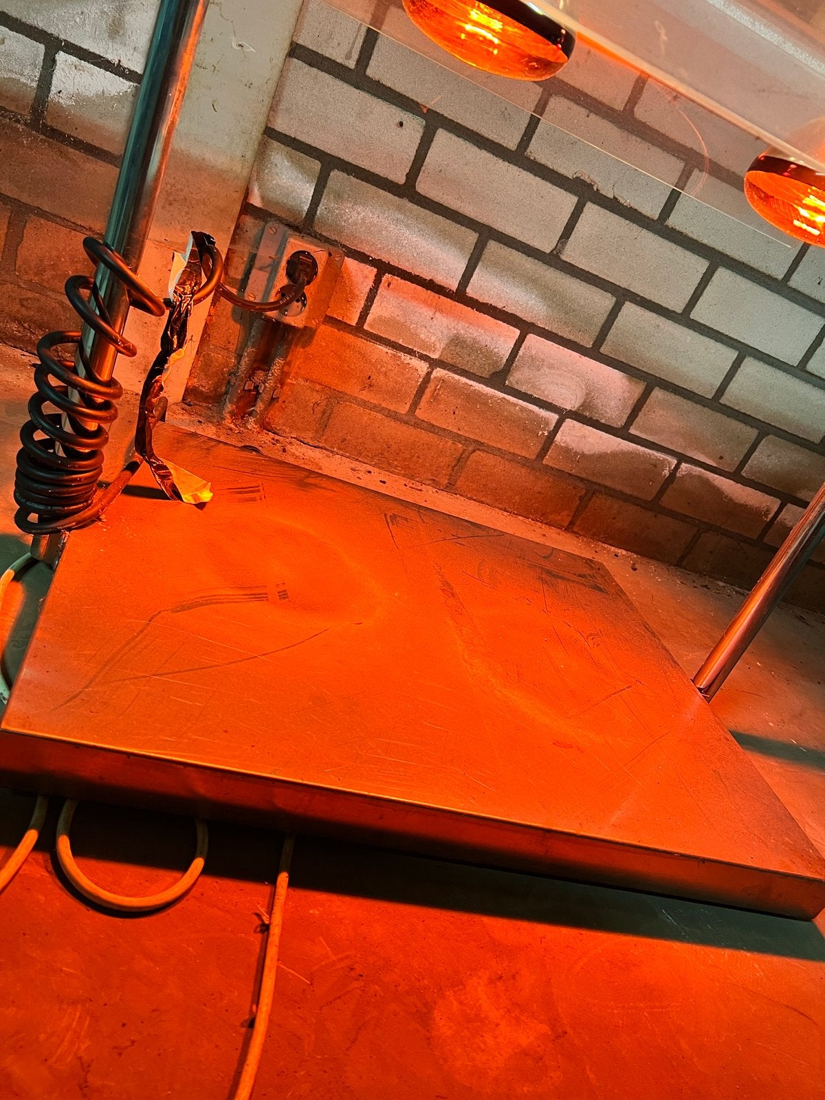 Warmhoudlamp voor horeca - roestvrij staal, Ophalen of Verzenden