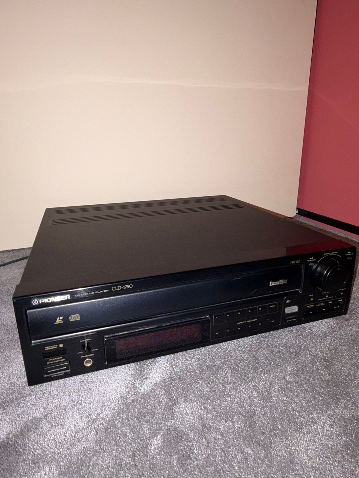 Pioneer CLD-1750 Laserdisc speler, Ophalen of Verzenden, Zo goed als nieuw, Overige typen