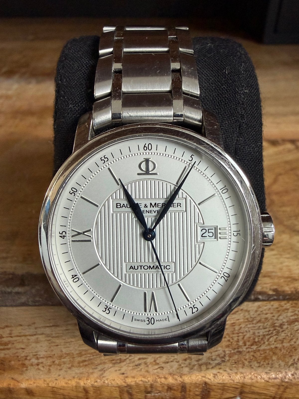 Baume & Mercier Automatisch Polshorloge - Heren, Overige merken, Staal, Polshorloge, Ophalen of Verzenden