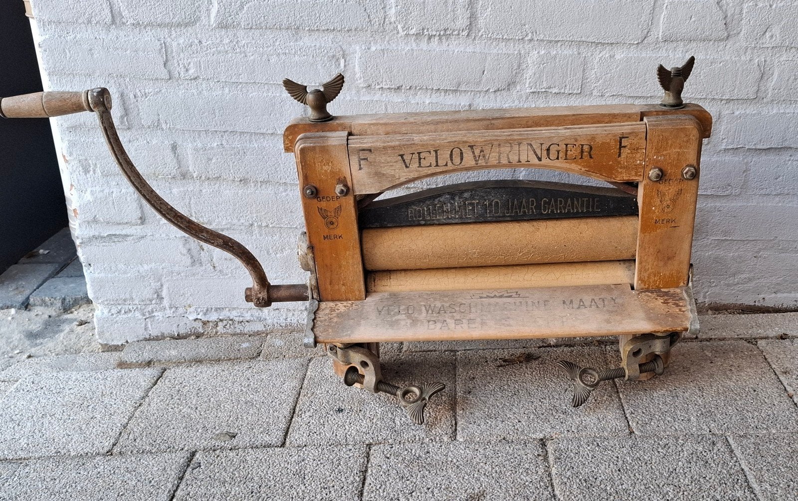 Antieke Velo Wringer - Vintage Waswringer, Ophalen