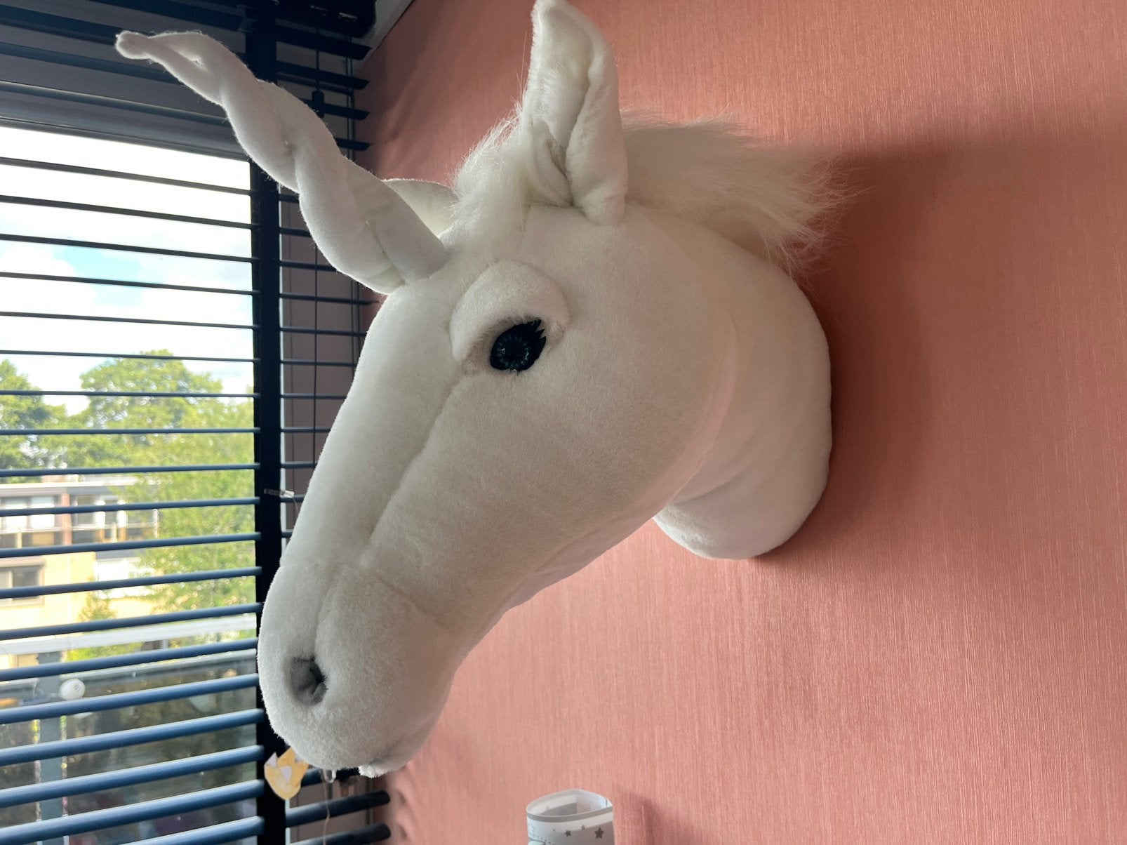 Decoratie eenhoorn voor kinderkamer, Overige merken, Ophalen of Verzenden, Zo goed als nieuw, Wit