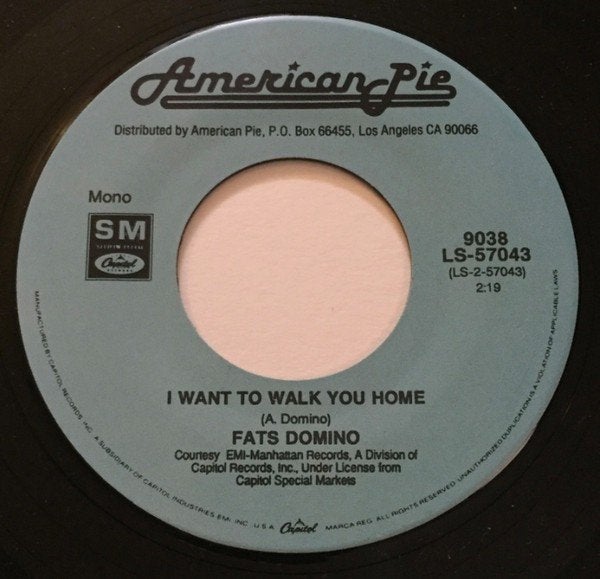 Fats Domino - I want To Walk You Home 7"single, 7 inch, Single, Ophalen of Verzenden, Zo goed als nieuw
