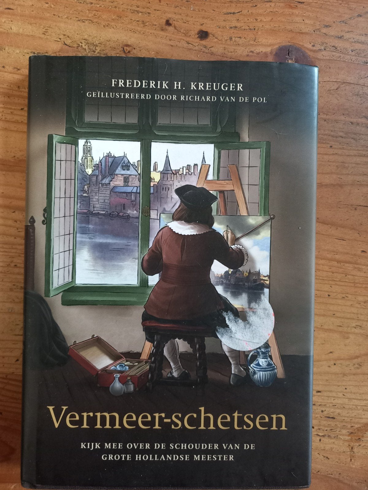 Vermeer-schetsen: Kijk mee over de schouder van de meester, Ophalen of Verzenden, Zo goed als nieuw, Fotografie algemeen, Frederik H. Kreuger