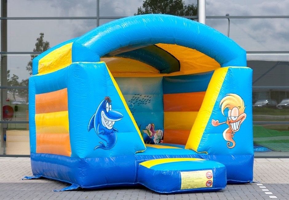 Springkussen zeewereld te huur en andere!, Hobby en Vrije tijd, Ophalen, Zo goed als nieuw, Overige