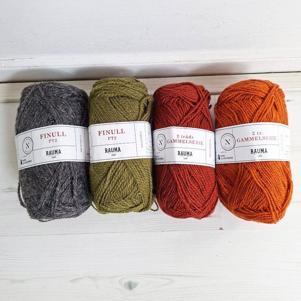 4 bolletjes Rauma Finul pt2 / 2 tr. Gammelserie, Ophalen of Verzenden, Nieuw, Breien of Haken, Wol of Garen