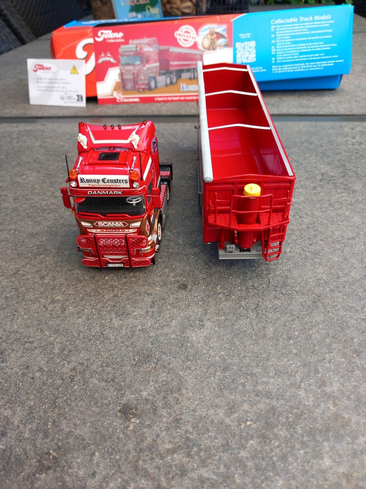 Tekno Scania Ceusters, Hobby en Vrije tijd, Modelauto's | 1:50, Ophalen of Verzenden, Nieuw, Bus of Vrachtwagen, Tekno
