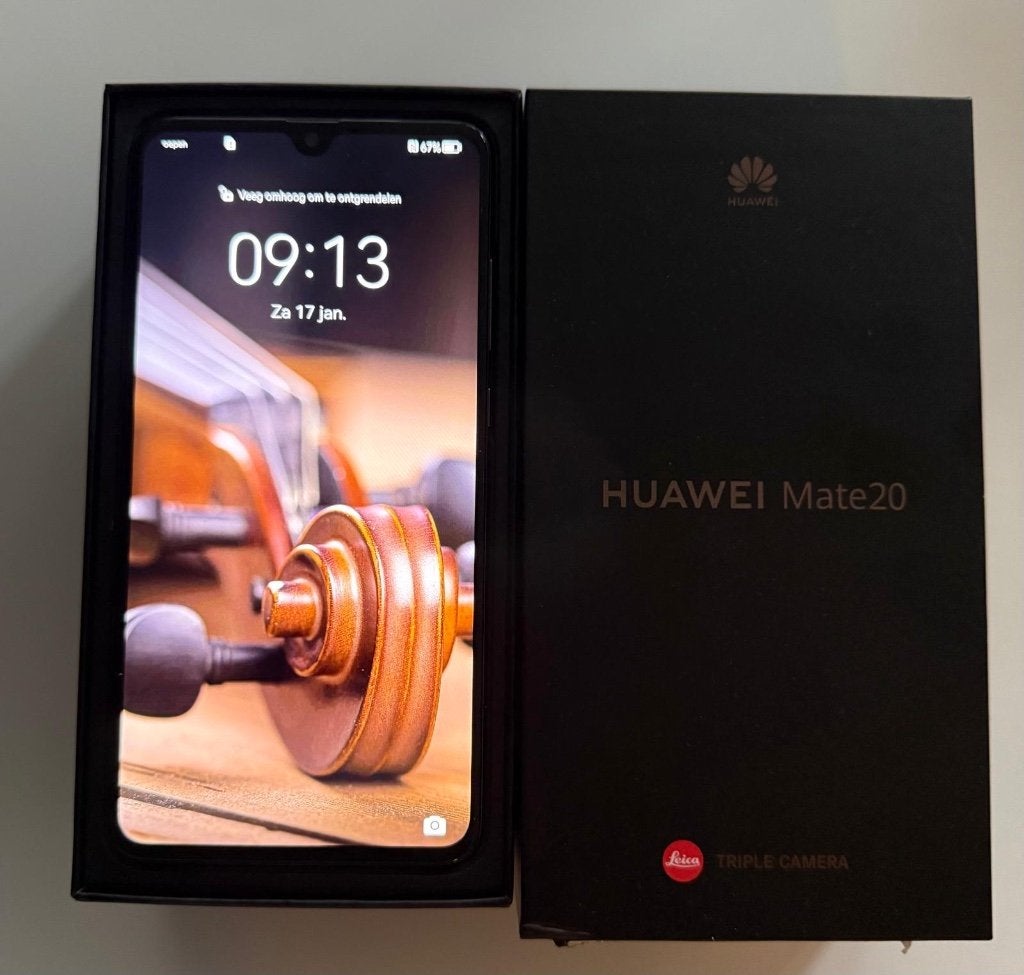 Te koop/ruilen Huawei Mate 20 128gb met Android geen lite, Telecommunicatie, Mobiele telefoons | Huawei, Zwart, Ophalen of Verzenden