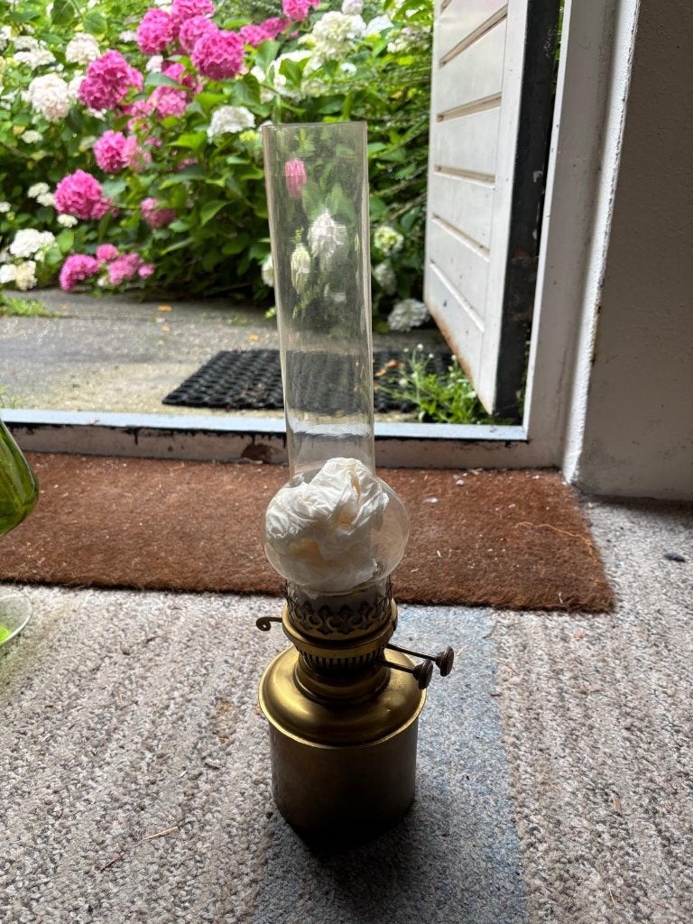 Oude olielamp, Ophalen of Verzenden