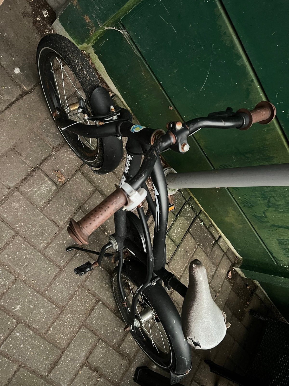Volare Black Cruiser kinderfiets 16 inch, Ophalen of Verzenden, Gebruikt, Velgrem, 16 tot 20 inch