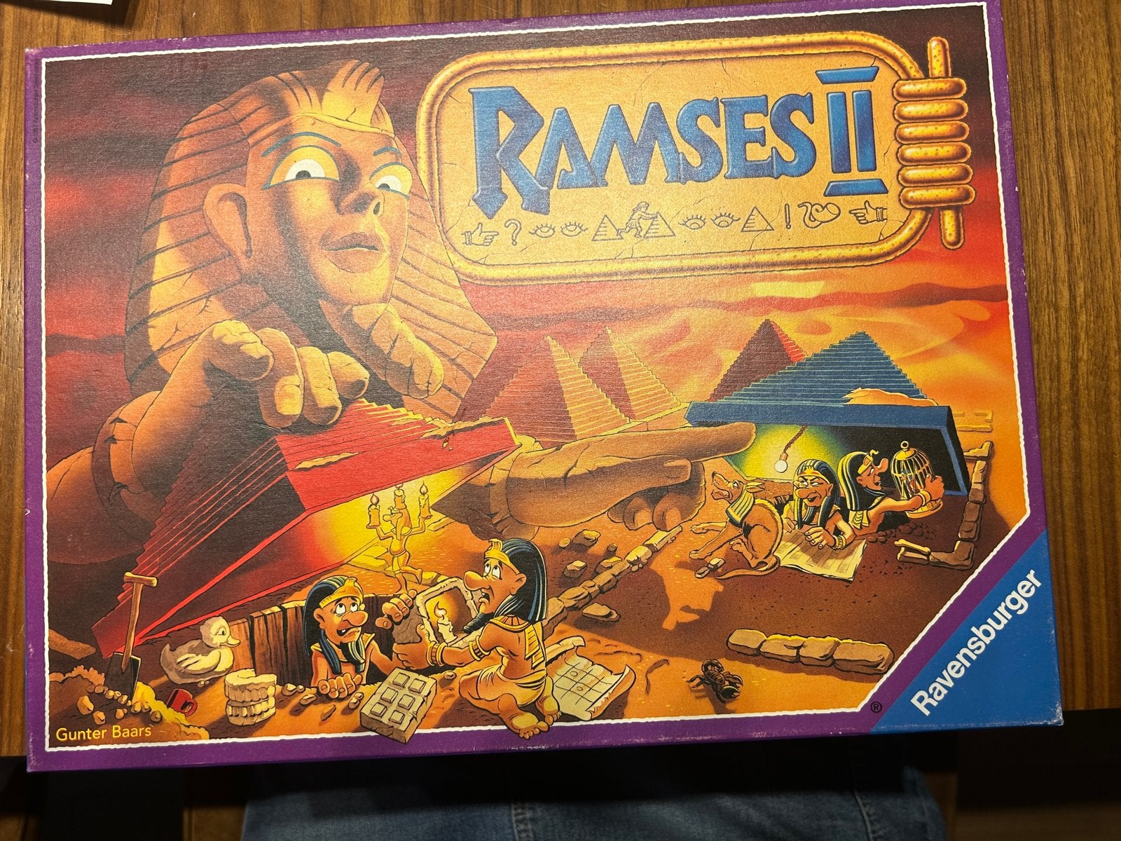 Ramses II bordspel van Ravensburger, Drie of vier spelers, Ophalen of Verzenden, Gebruikt