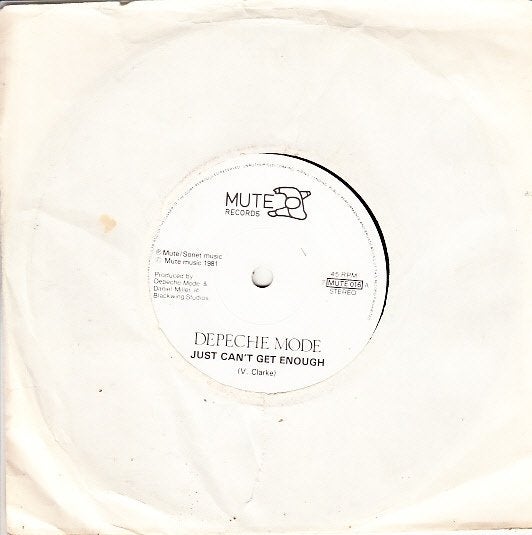 depeche mode - just can't get enough  ( 1981), Gebruikt, Originele persing, 7 inch, Ophalen of Verzenden