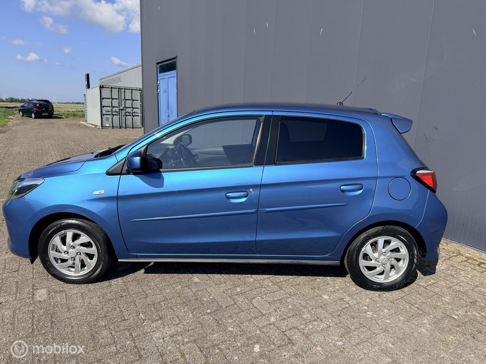 Mitsubishi Space Star 1.2 Dynamic, Auto's, 12 maanden, Stof, Gebruikt, Blauw