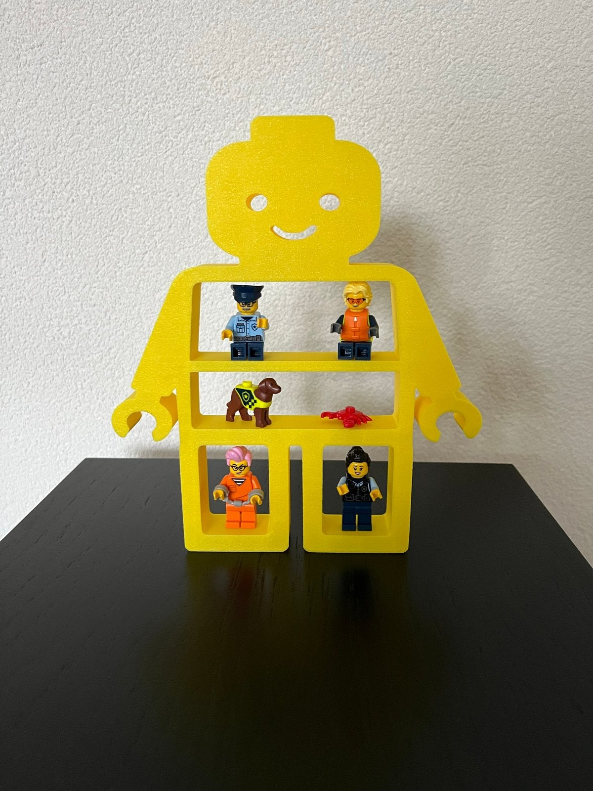 Lego Minifiguren Display Standaard - Geel, Overige thema's, Lego, Accessoire, Nieuw