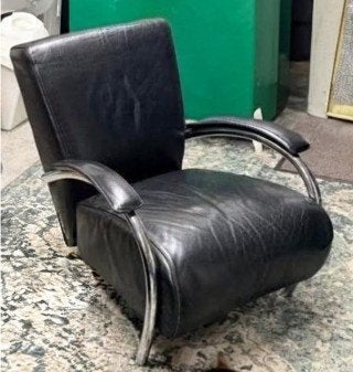 Molinari Accademia disgn fauteuil, Huis en Inrichting, Ophalen, Gebruikt, 75 tot 100 cm, Modern