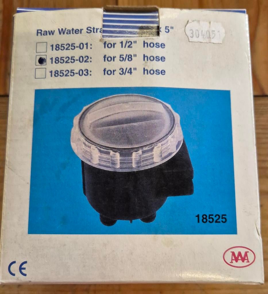 AAA Koelwaterfilter / Wierpot. 5/8 inch., Watersport en Boten, Ophalen of Verzenden, Nieuw, Zeilboot of Motorboot
