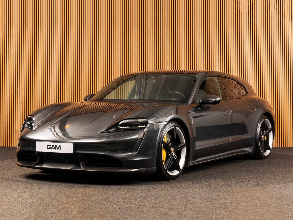 Porsche Taycan Sport Turismo Turbo S 93 kWh CERAMIC | PANO |, Auto's, Porsche, 12 maanden, Gebruikt, Zwart, 4 stoelen