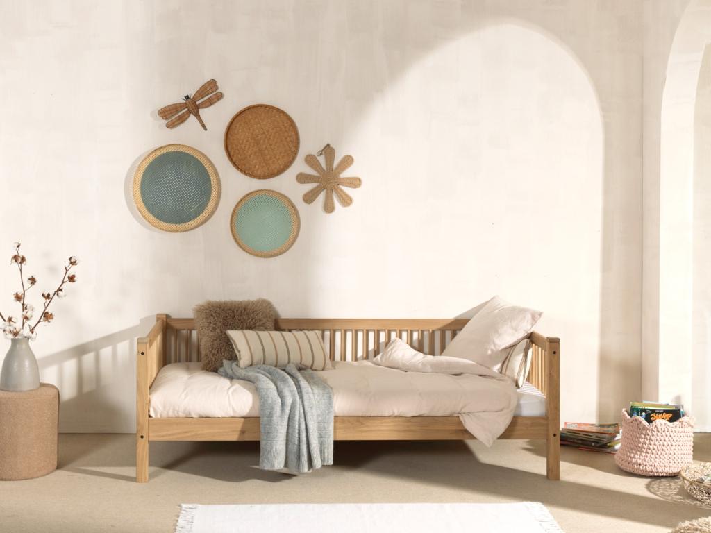 Forrest Oak kajuitbed - 90x200 - Massief eiken, Kinderen en Baby's, Kinderkamer | Bedden, Niet ingevuld, Niet ingevuld, Niet ingevuld