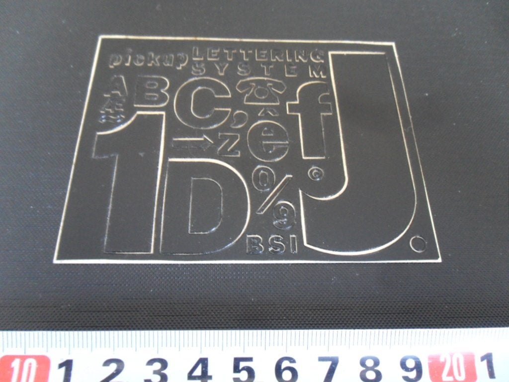sticker plakletter set Pickup  zwart, Ophalen, Zo goed als nieuw