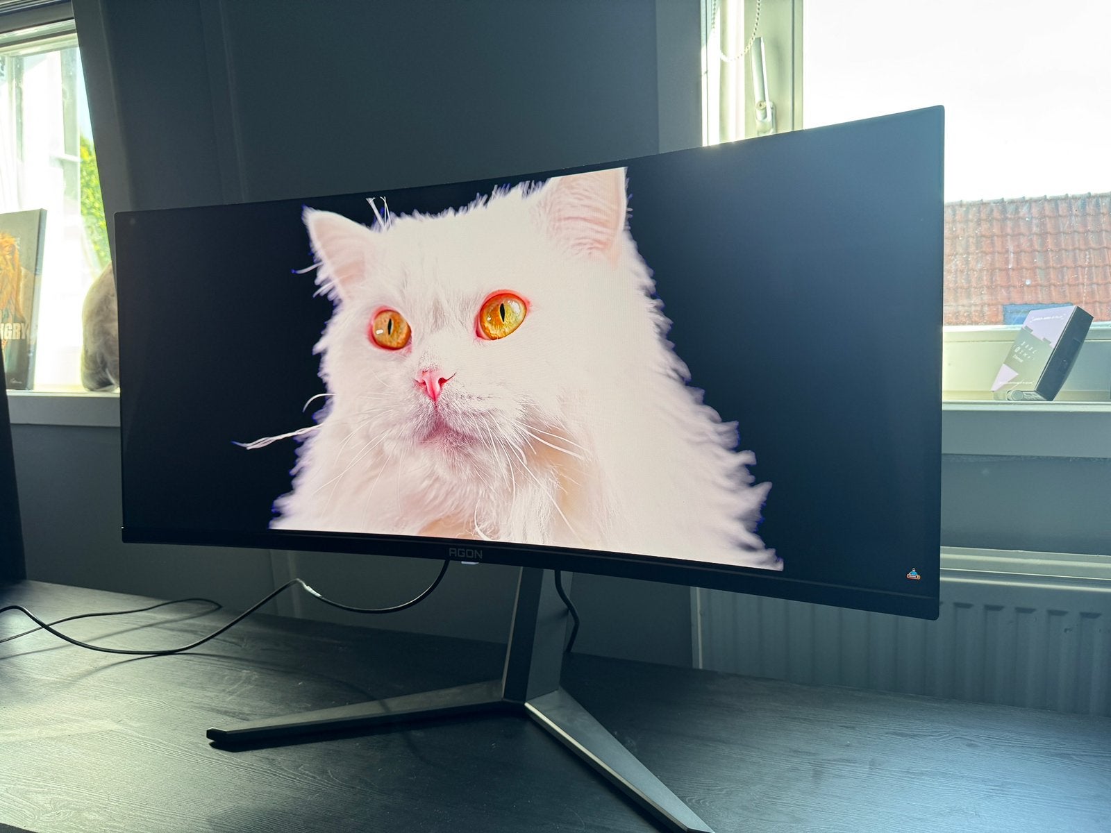 AOC Agon Pro AG346UCD 34" QD-OLED 3440x1440 175Hz, Computers en Software, Monitoren, Curved, Minder dan 1 ms, Zo goed als nieuw