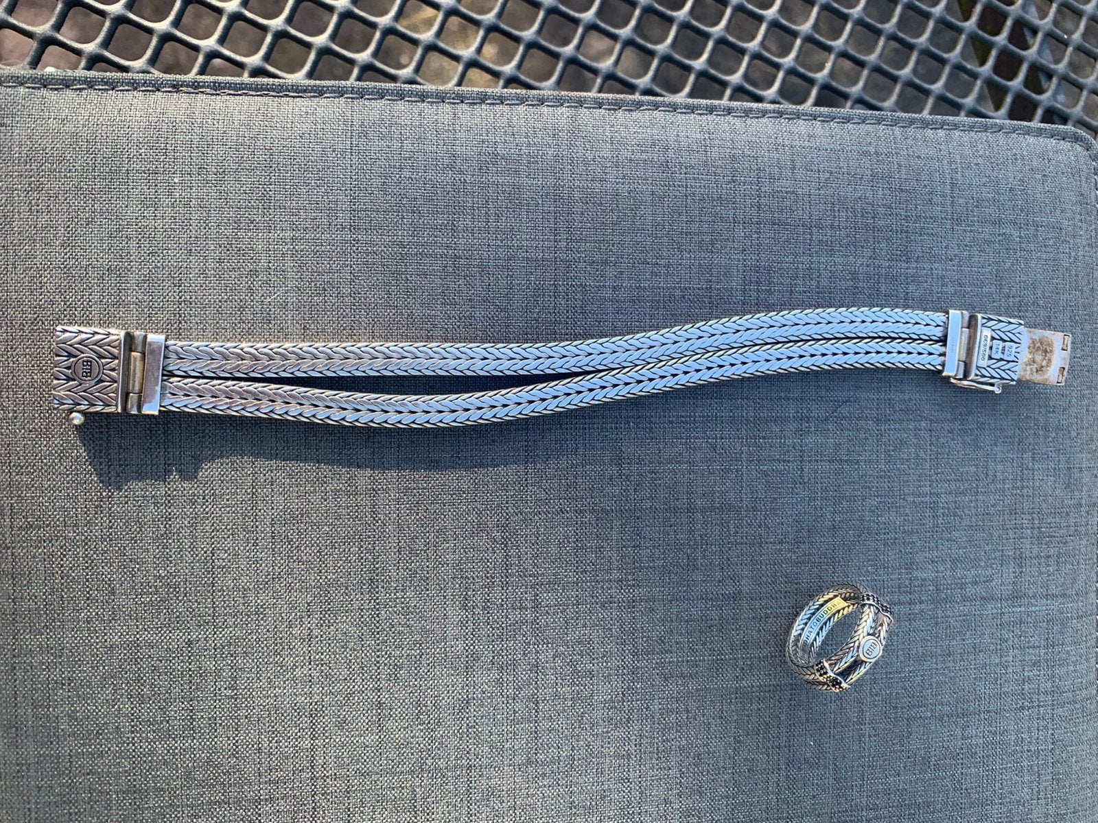 Buddha to Buddha Limited Edition set. Armband +Ring, Ophalen of Verzenden, Zo goed als nieuw, Goud, Zilver
