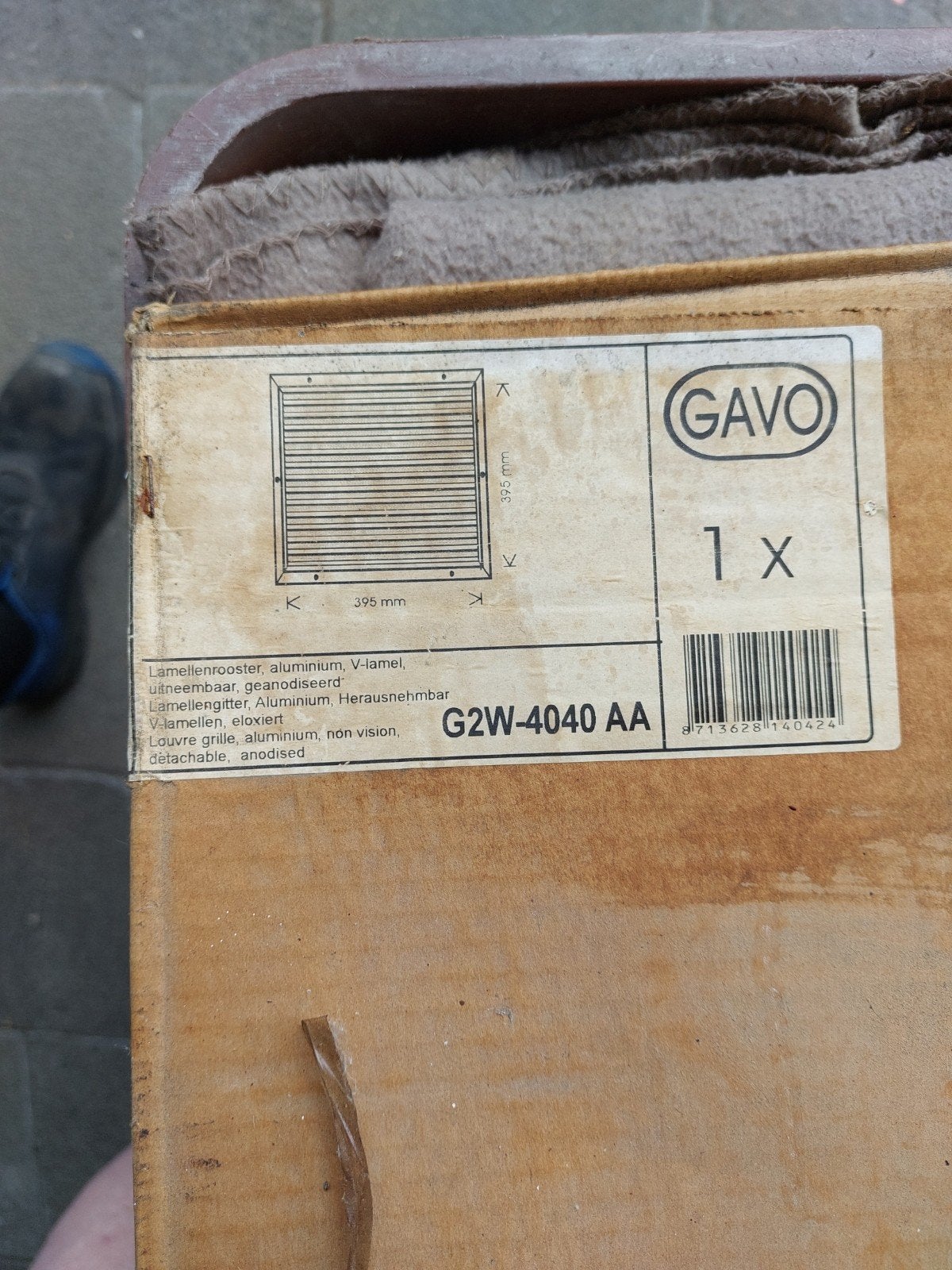 GAVO G2W-4040 AA Lamellenrooster Aluminium, Ophalen of Verzenden, Nieuw, Inbouw, Overige typen