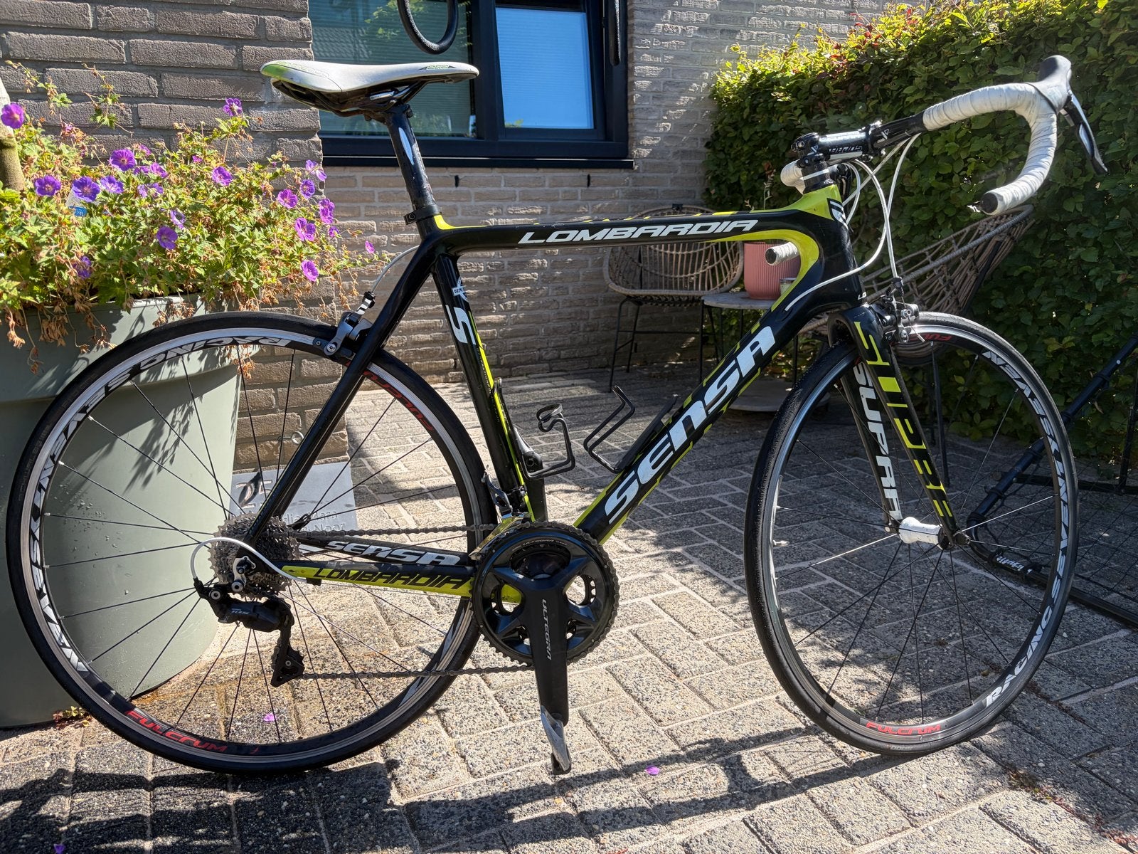 Carbon racefiets Sensa Lombardia maat M (56cm), 28 inch, Gebruikt, Carbon, Meer dan 20 versnellingen