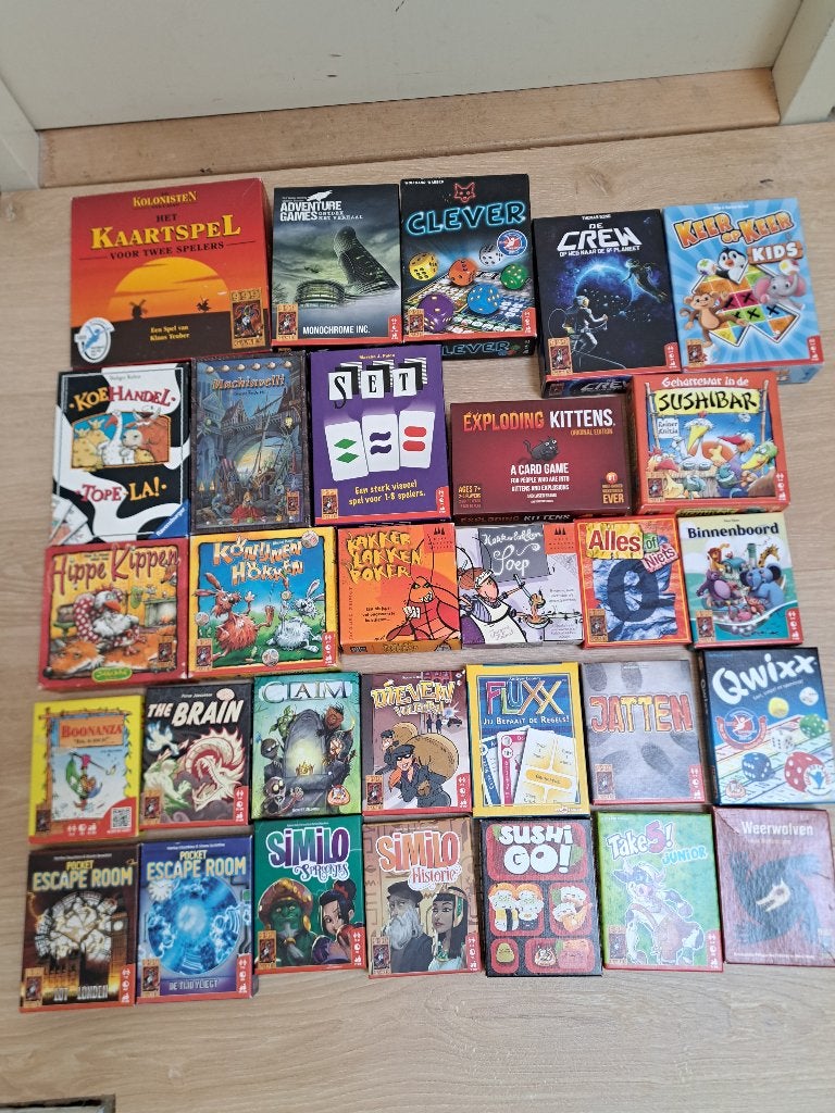 Diverse leuk kaartspellen, ideaal voor de zomervakantie!, Hobby en Vrije tijd, Gezelschapsspellen | Kaartspellen, Ophalen of Verzenden