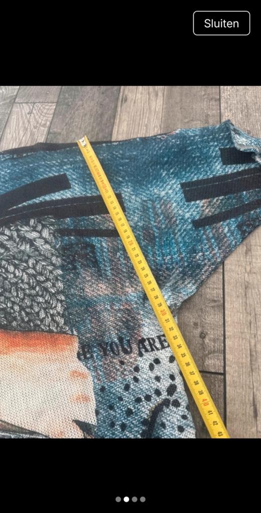 Blouse - Tuniek - maat M / L, Ophalen of Verzenden, Zo goed als nieuw, Maat 38/40 (M), Blauw