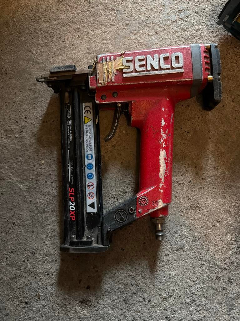 Senco SLP20XP tacker - Gebruikt, Doe-het-zelf en Verbouw, Gereedschap | Handgereedschap, Ophalen, Gebruikt