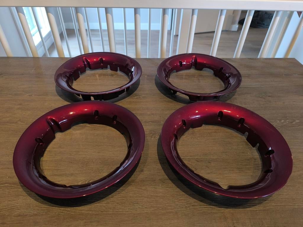 NIEUW NOS Malaguti Firefox F15 Wielkappen - Wieldoppen Rood, Fietsen en Brommers, Ophalen of Verzenden, Nieuw, Overige merken