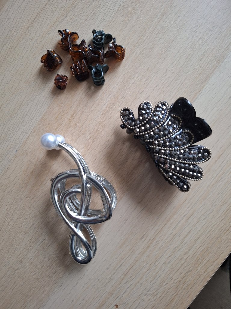 Haaraccessoires: Klemmetjes, Muzieksleutel, Glitter, Sieraden, Tassen en Uiterlijk, Ophalen of Verzenden, Zo goed als nieuw, Haarspeld