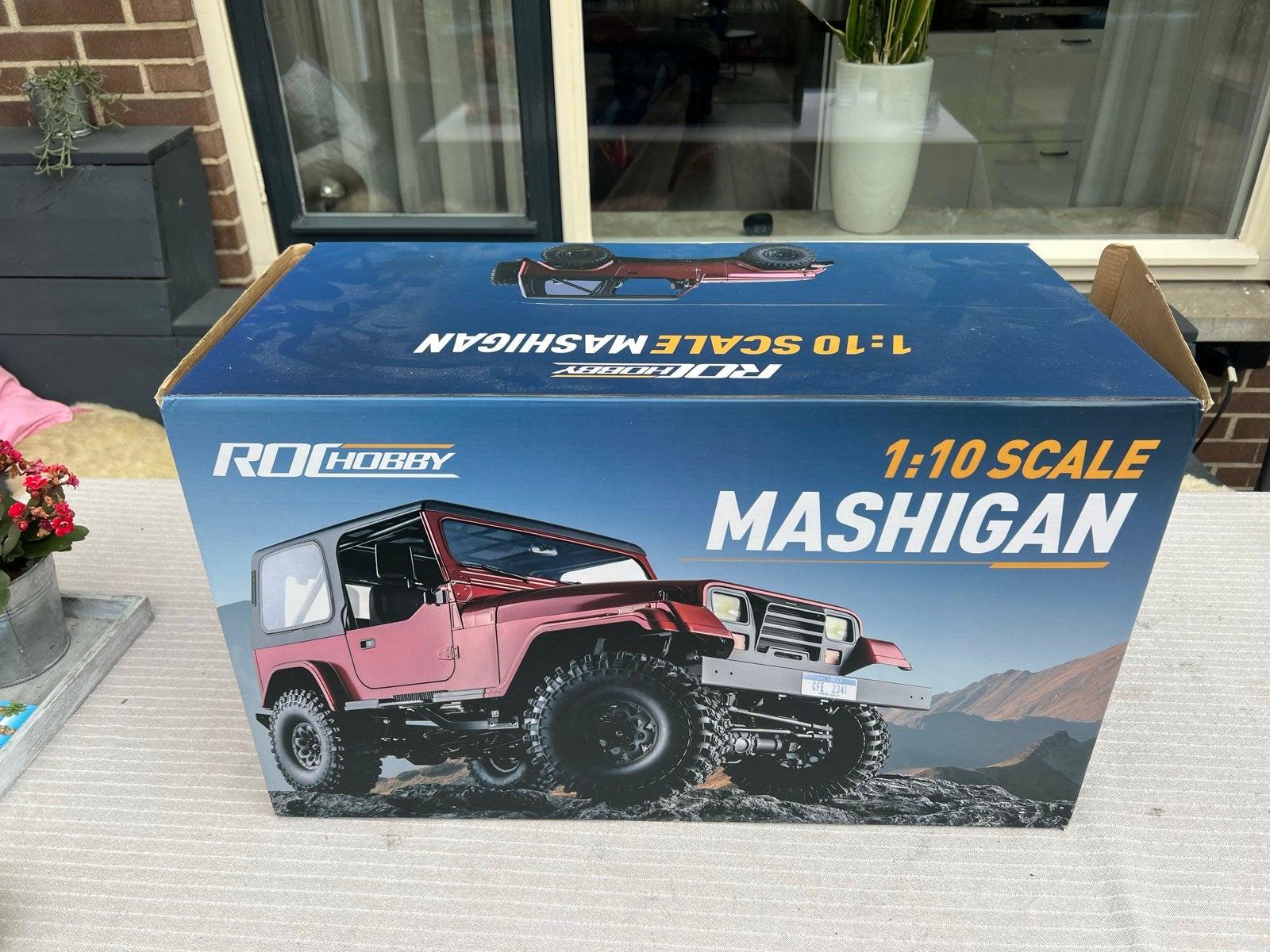 Nieuwe 1:10 RC Jeep Wrangler Mashigan - Prachtig Model, Overige merken, Auto, Groter dan 1:32, Nieuw