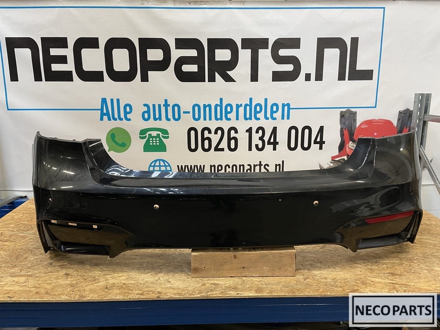 BUMPER BMW M3 F30 F80 ACHTERBUMPER ORIGINEEL 51128055852, Auto-onderdelen, Carrosserie en Plaatwerk, BMW, Gebruikt, Ophalen of Verzenden