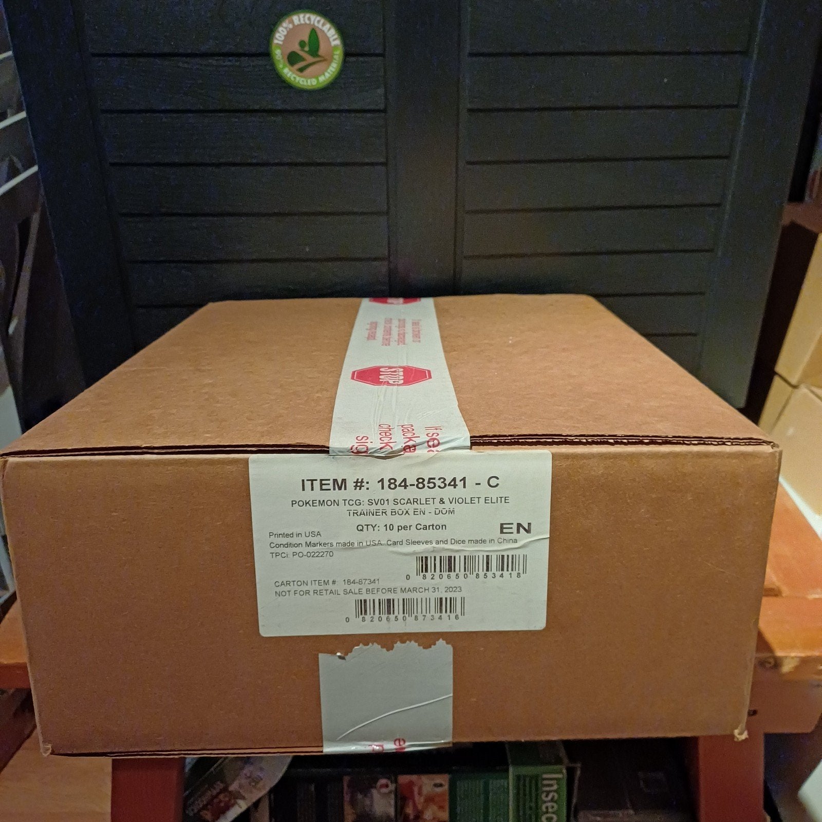 case Scarlet en Violet etb's _ nieuw, Ophalen of Verzenden, Nieuw, Boosterbox