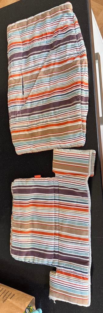 Vrolijk kleurig Stokke tripp Trapp stoelverkleiner kussenset, Ophalen of Verzenden, Gebruikt, Meegroeistoel, Stoelverkleiner