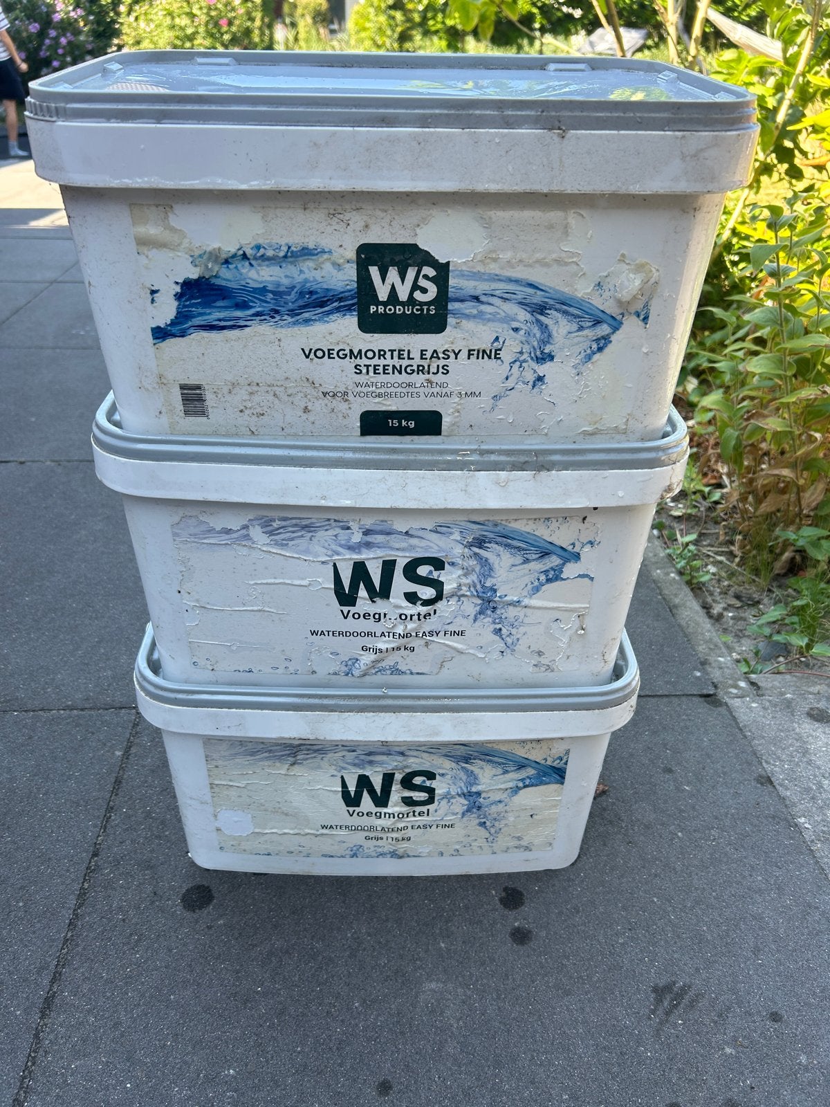 WS Voegmortel Easy Fine Waterdoorlatend 15 kg, Ophalen, Zo goed als nieuw