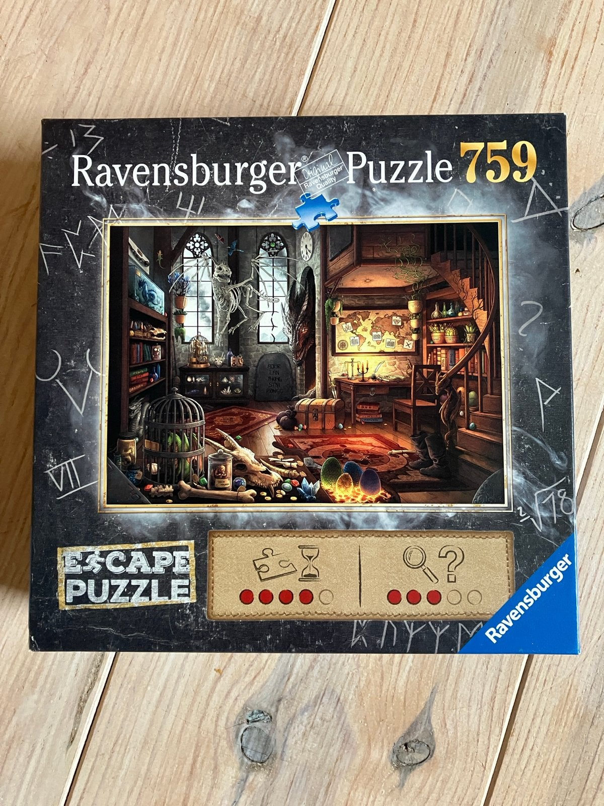 Ravensburger Escape Puzzle 759 stukjes, Ophalen of Verzenden, 500 t/m 1500 stukjes, Gebruikt, Legpuzzel